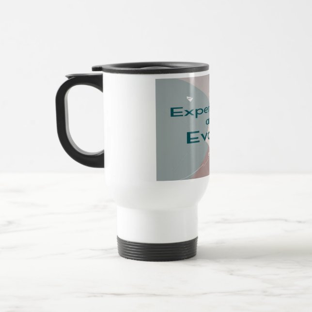Taza De Viaje Experimentar y Evolucionar (Izquierda)