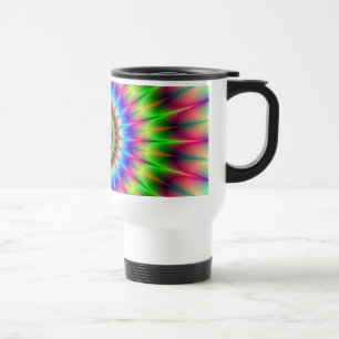 Taza De Viaje Explosión de color Spiky