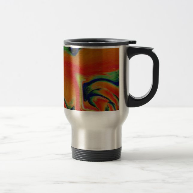Taza De Viaje Explosión del fuego artificial (Derecha)