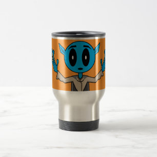 Taza De Viaje Extranjero azul