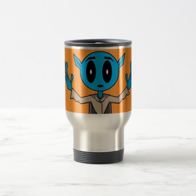 Taza De Viaje Extranjero azul (Centro)