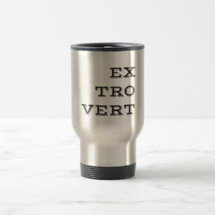 Taza De Viaje Extrovertido Travel Mug