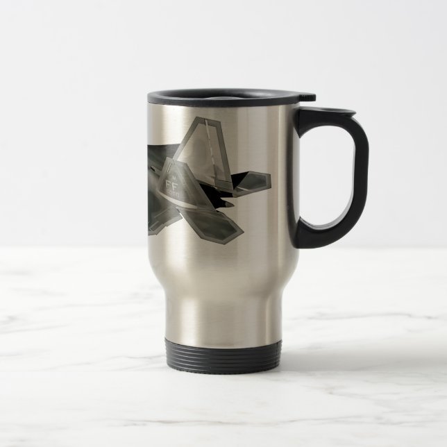Taza De Viaje F-22 RAPTOR Mug (Derecha)