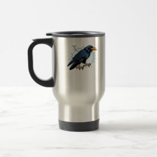 Taza De Viaje F-Caw-F Clásico Simple Limpio