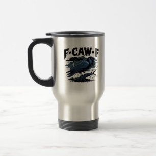 Taza De Viaje F-Caw-F Diseño Minimalista Limpio