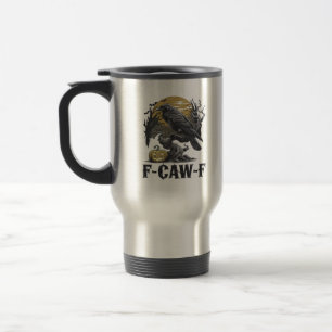 Taza De Viaje F-Caw-F Diseño Mínimo Clásico