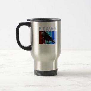 Taza De Viaje F-Caw-F Gráfico Creativo Clásico