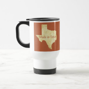 Taza De Viaje Fabricado en Texas Rusty Red Travel/Commuter Mug