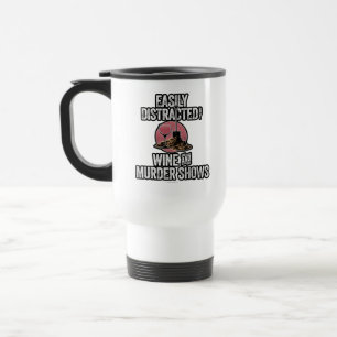 Taza De Viaje Fácilmente Distraído por el Vino y Shows de Asesin