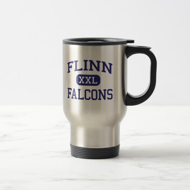 Taza De Viaje Falcons ROCKFORD medio Illinois de Flinn (Derecha)