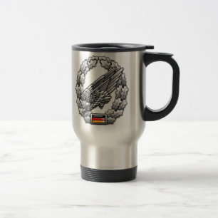 Taza De Viaje Fallschirmjägertruppe Barettabzeichen