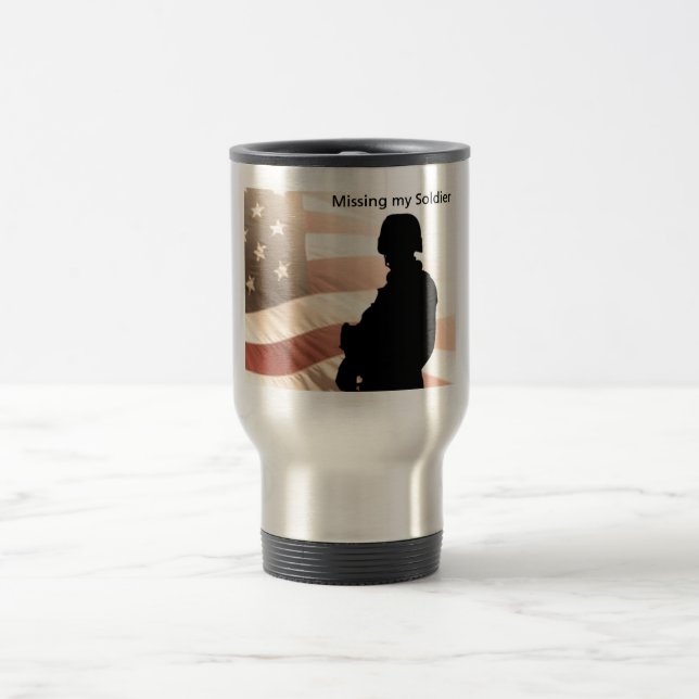 Taza De Viaje Falta de mi soldado (Centro)