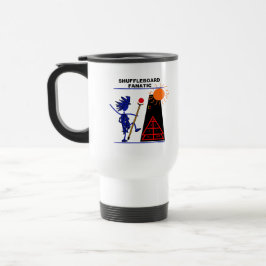 Taza De Viaje Fanático del Shuffleboard