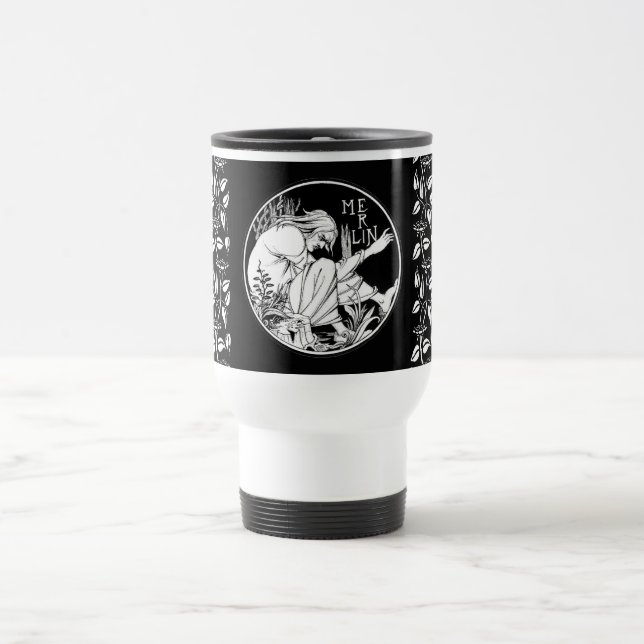 Taza De Viaje Fantasía Art Nouveau de Merlin (Centro)