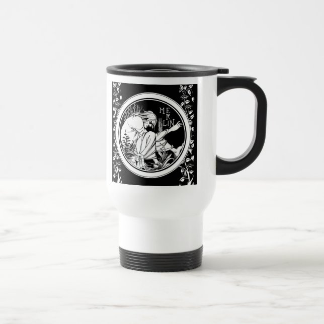 Taza De Viaje Fantasía Art Nouveau de Merlin (Derecha)
