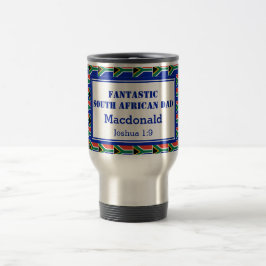 Taza De Viaje FANTÁSTICA DAD SUDAFRICANA del Día del Padre