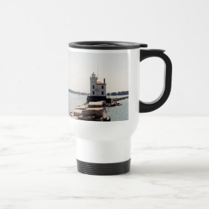Taza De Viaje Faro del Lago Erie