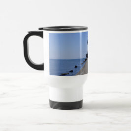 Taza De Viaje Faro North Pierhead, Ludington, MI