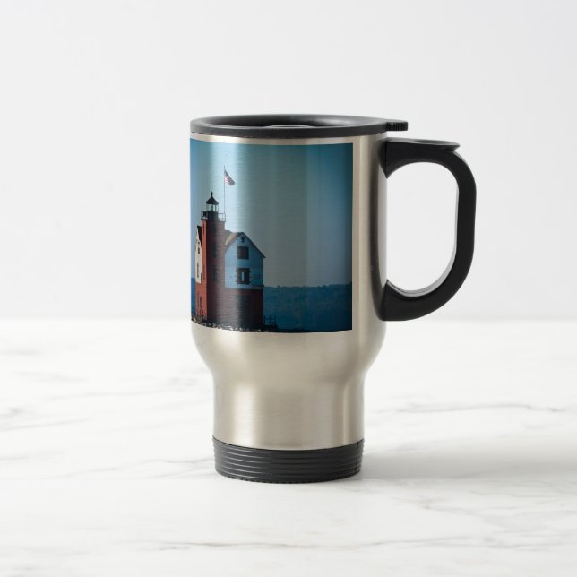 Taza De Viaje Faro redondo de la isla (Derecha)