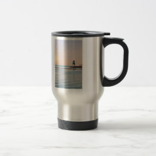 Taza De Viaje Faro Sudeste del Puerto de Chicago
