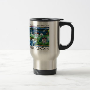 Taza De Viaje Faro Yaquina ~ Oregon