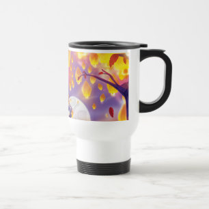 Taza De Viaje Faroles Chinos en el Lago