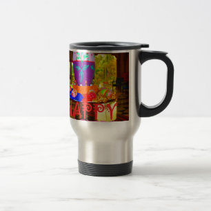 Taza De Viaje Feliz centro de Huevo de Pascua para primavera