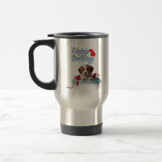Taza De Viaje Feliz Cumpleaños Cachorro