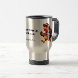 Taza De Viaje Feliz Día de Acción de Gracias a Turquía Travel