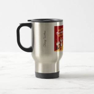 Taza De Viaje Feliz Día de Acción de Gracias Turquía