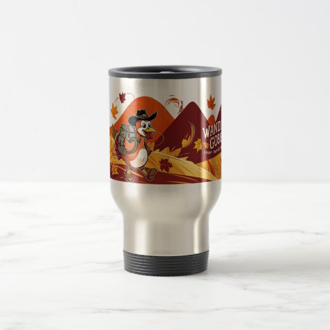 Taza De Viaje Feliz Día de Acción de Gracias Turquía (Centro)