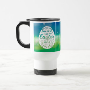 Taza De Viaje Feliz Día de Pascua-23042
