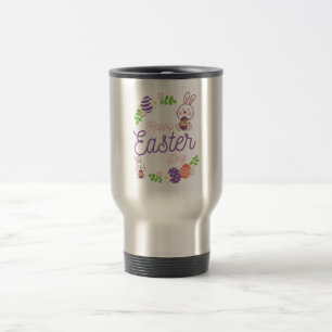 Taza De Viaje Feliz Día de Pascua, divertido Día de Pascua