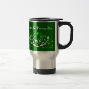 Taza De Viaje Feliz Día de San Patrón Mug - Desplazamientos ce