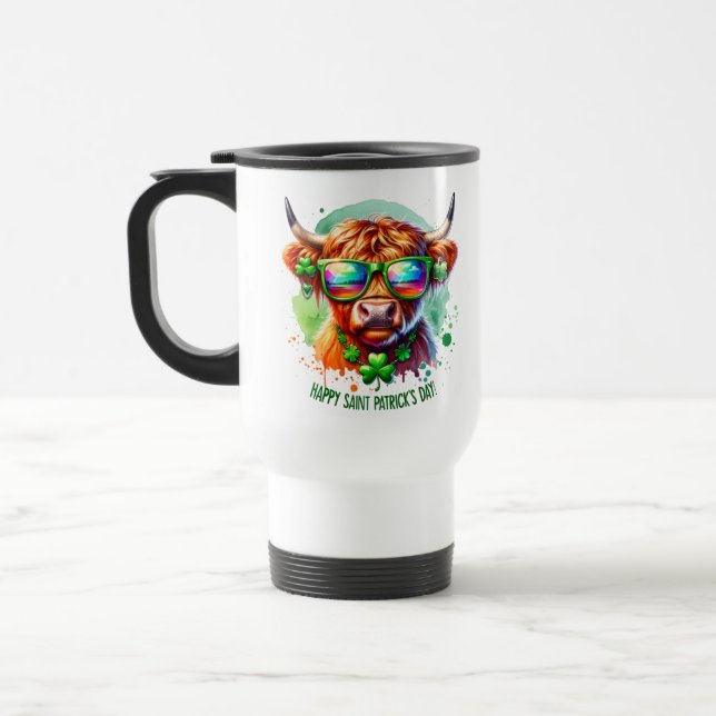 Taza De Viaje Feliz Fiesta del Día de San Patricio (Izquierda)