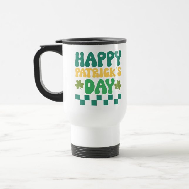 Taza De Viaje Feliz Fiesta del Día de San Patricio (Izquierda)