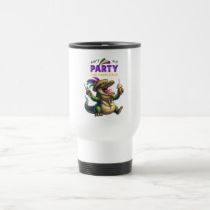 Taza De Viaje Feliz Mardi Gras