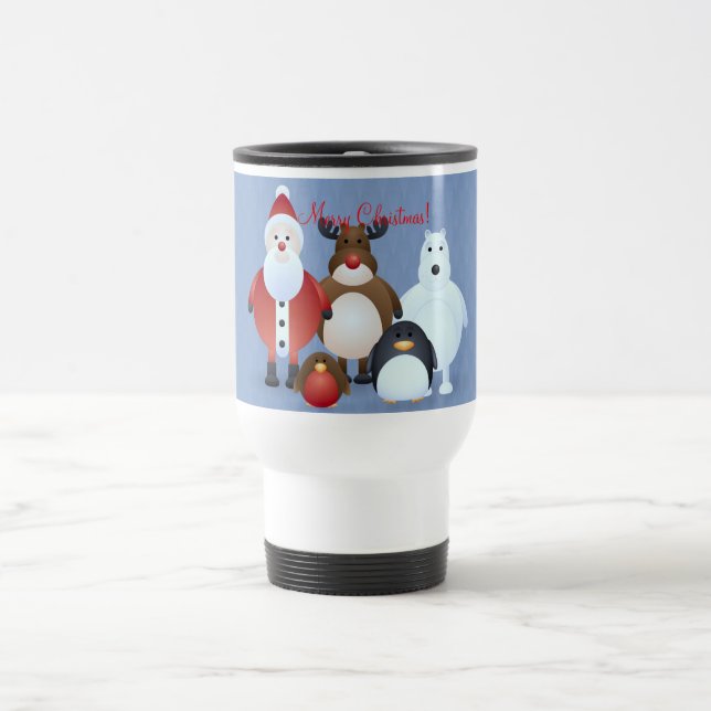 Taza De Viaje Feliz Navidad (Centro)