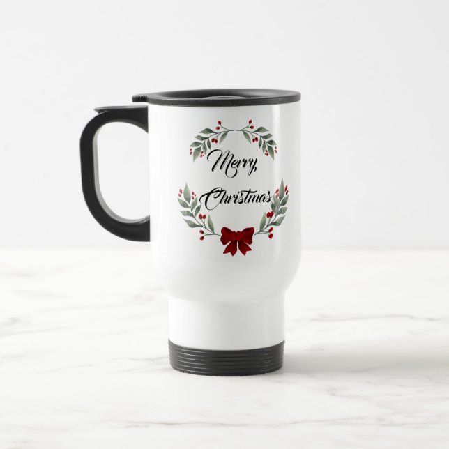Taza De Viaje Feliz Navidad (Izquierda)