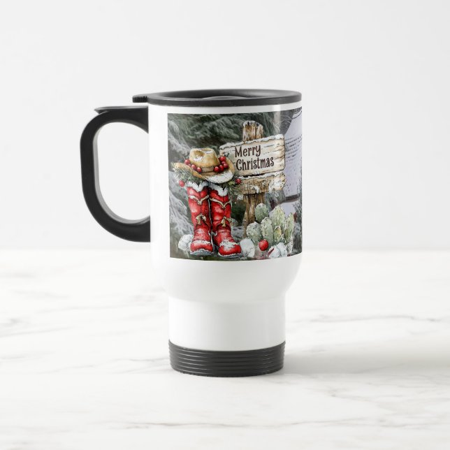 Taza De Viaje Feliz Navidad (Izquierda)