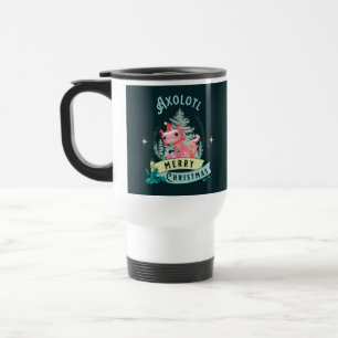 Taza De Viaje Feliz Navidad de Ajolote Divertido