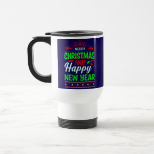 Taza De Viaje Feliz Navidad Y Feliz Año Nuevo-61064