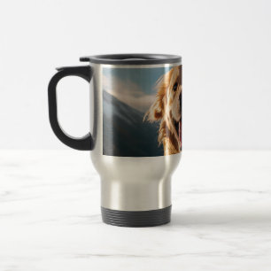 Taza De Viaje Feliz recuperación de oro corriendo