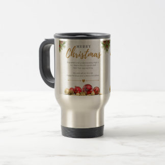 Taza De Viaje Feliz viaje navideño de dos toneladas de café Mug