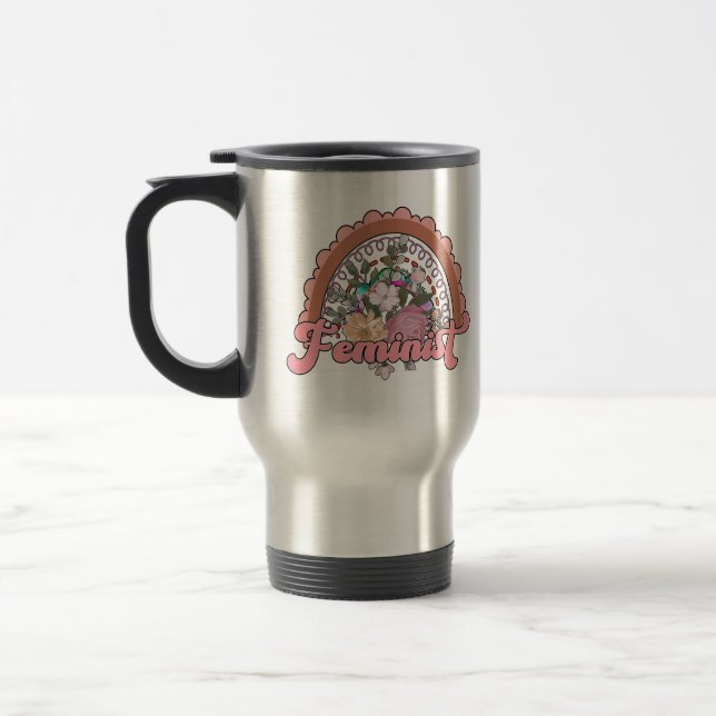 Taza De Viaje Feminist Travel Mug (Izquierda)