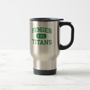 Taza De Viaje Fenger - titanes - High School secundaria -