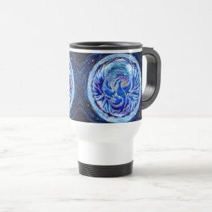 Taza De Viaje Fénix Azul