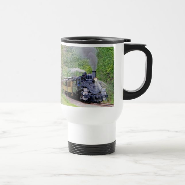 Taza De Viaje Ferrocarril de vapor para Trainspotters Art I (Derecha)