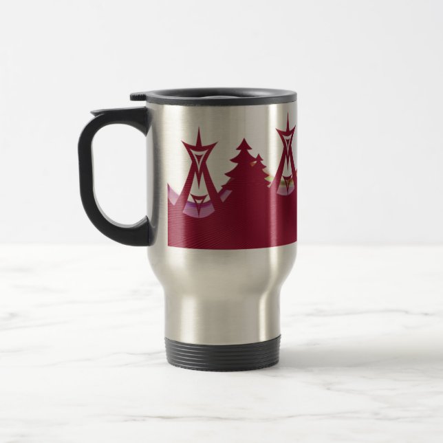 Taza De Viaje Festival Silhouette Mugs al aire libre (Izquierda)