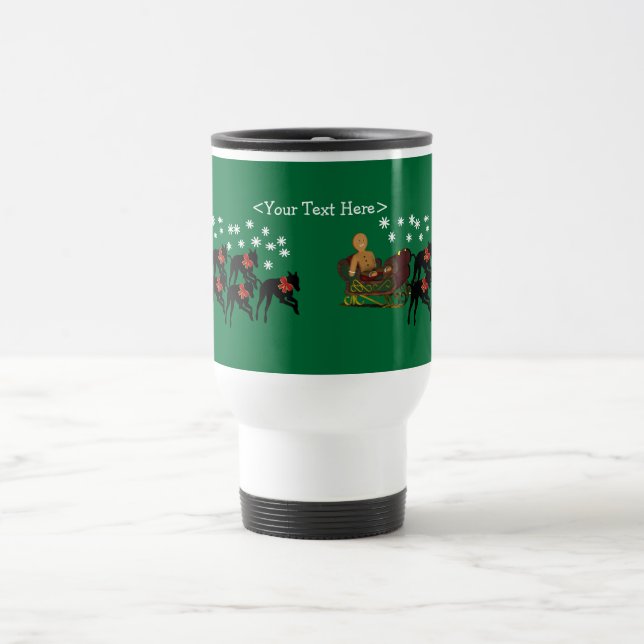 Taza De Viaje Festividad de feriado de Navidades personalizados  (Centro)